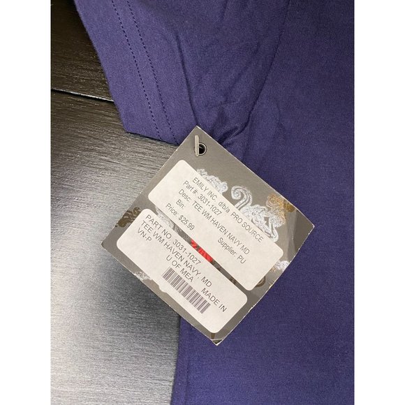 THOR RACING MX Womens Shirt - Motocross Supercross - NEW Medium Large Navy Blue - Picture 6 of 7